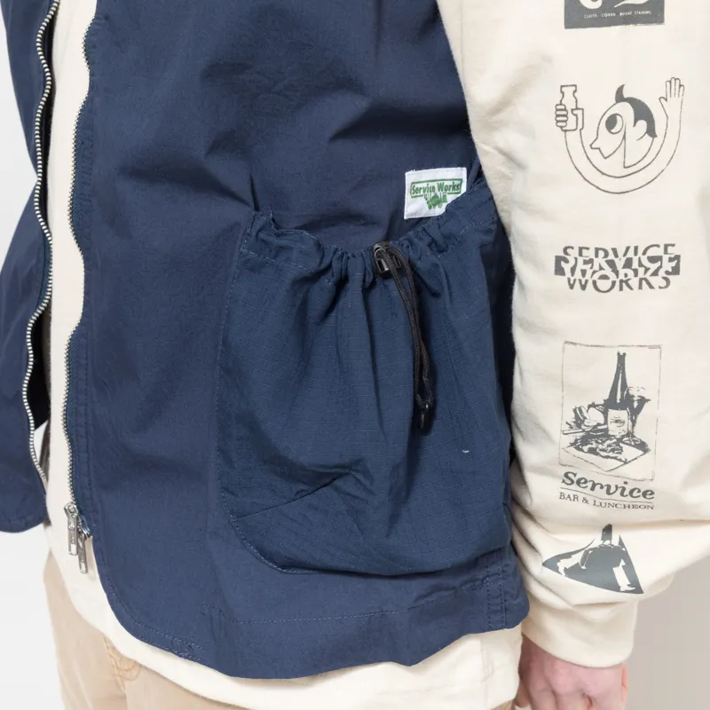 Service Works Gardener Vest Navy-9