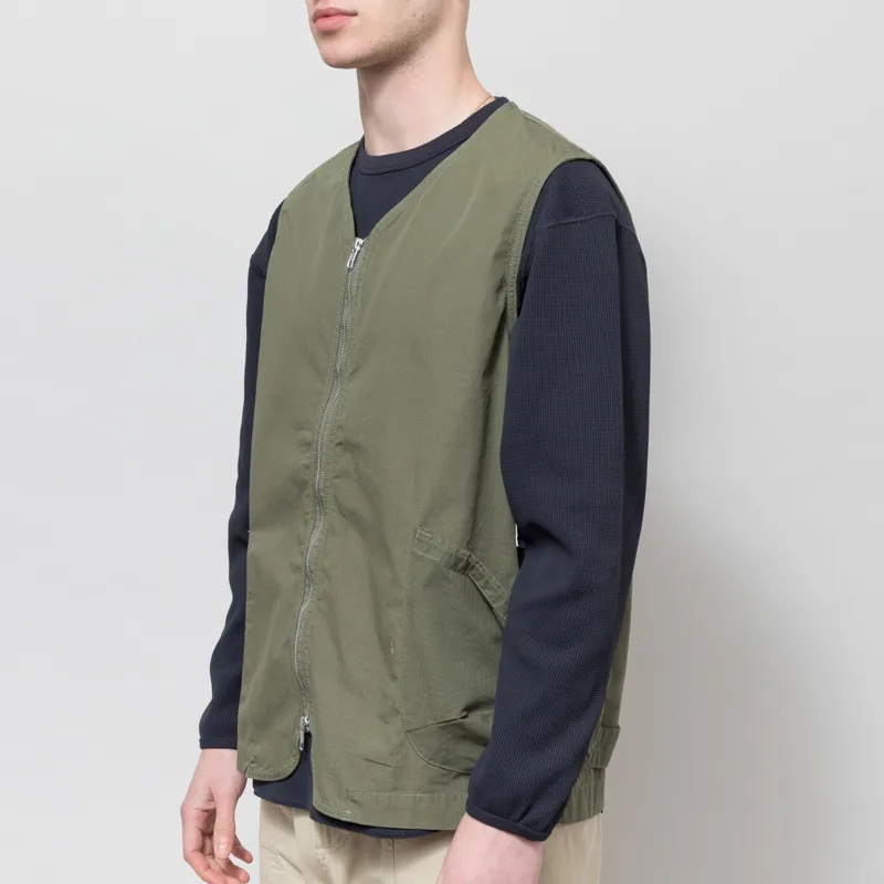Service Works Gardener Vest Olive-1
