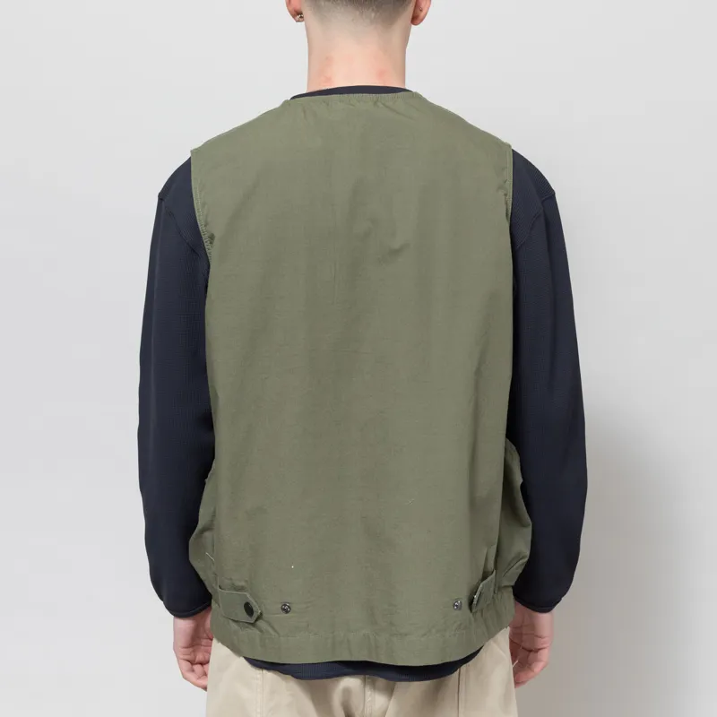 Service Works Gardener Vest Olive-3