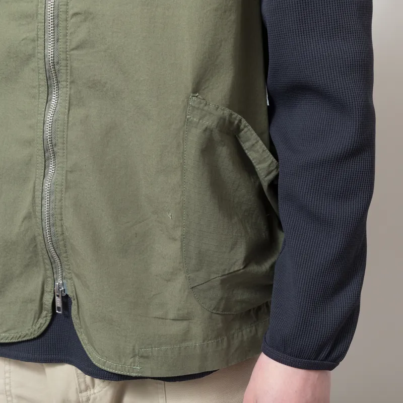 Service Works Gardener Vest Olive-8