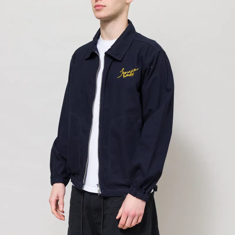 Service Works Twill Work Jacket Dark Navy-1