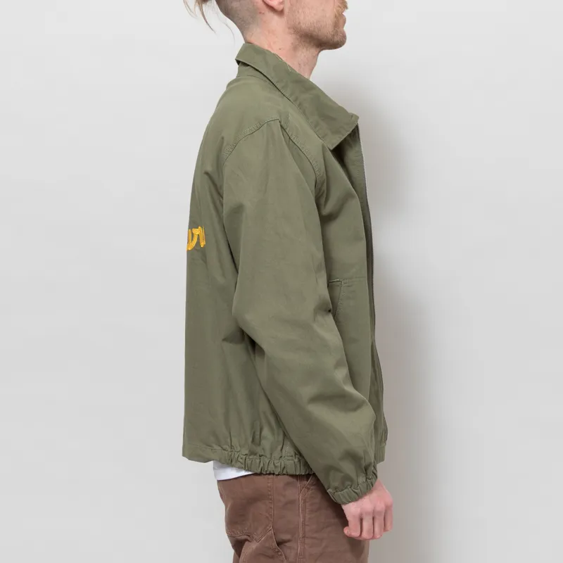 Service Works Twill Work Jacket Olive-4