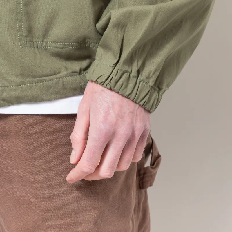 Service Works Twill Work Jacket Olive-11