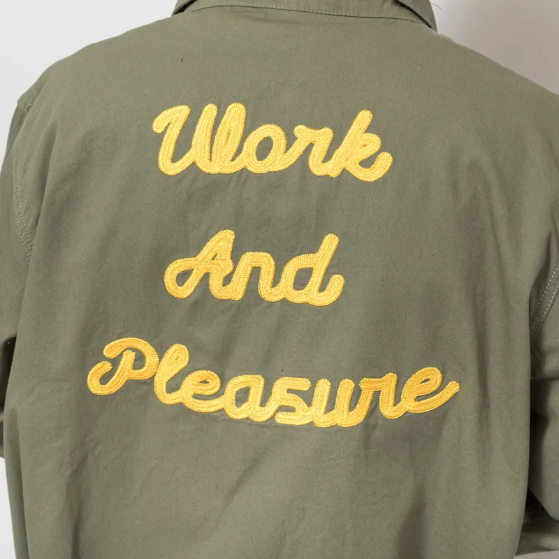 Service Works Twill Work Jacket Olive-5