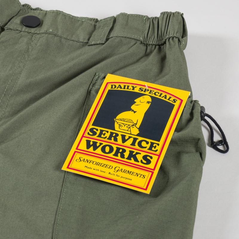 Service Works Gardener Shorts Olive-4