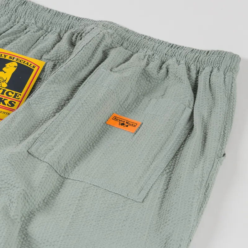 Service Works Seersucker Chef Pants Sage-7