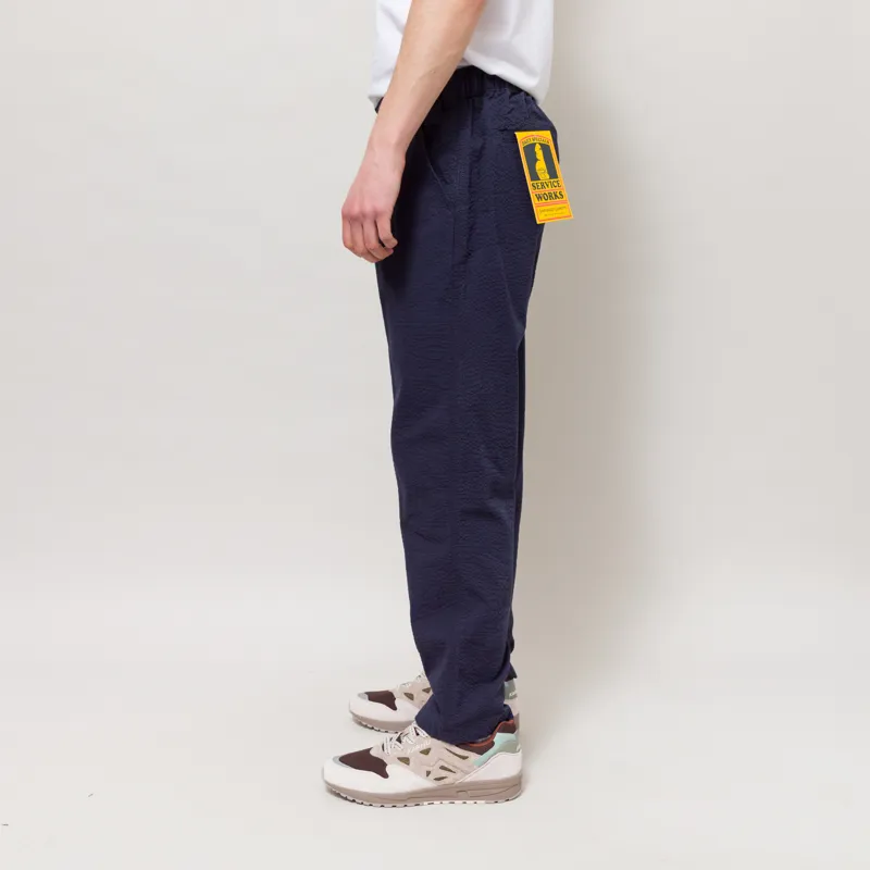 Service Works Seersucker Waiter Pants Dark Navy-2