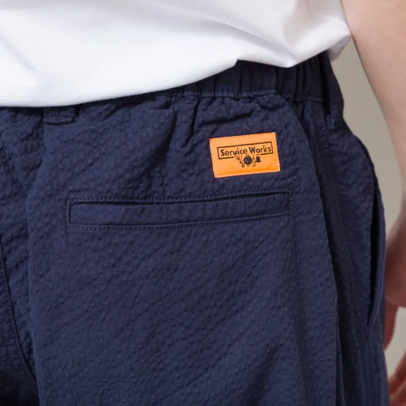 Service Works Seersucker Waiter Pants Dark Navy-5