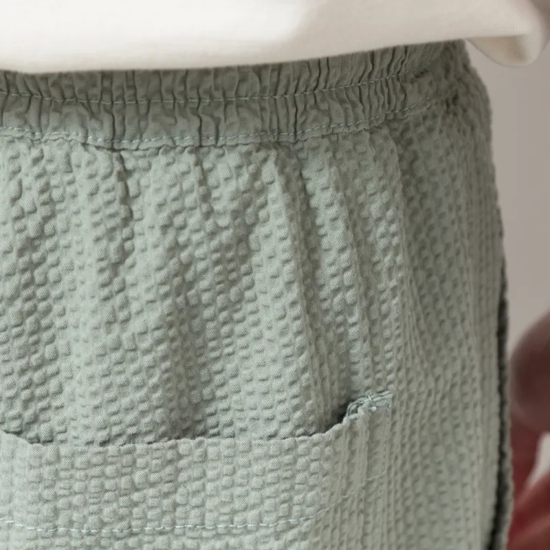 Service Works Seersucker Chef Shorts Sage-5