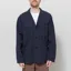 Service Works Seersucker Server Suit Jacket Dark Navy