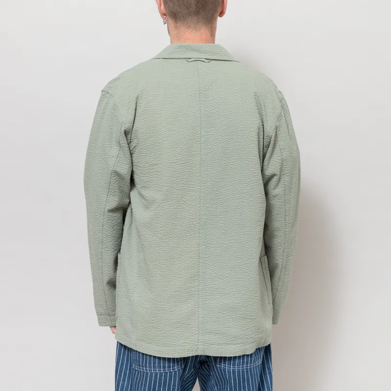 Service Works Seersucker Server Suit Jacket Sage-3