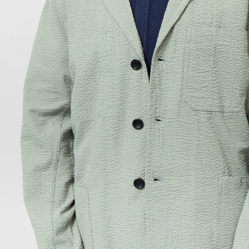 Service Works Seersucker Server Suit Jacket Sage-6