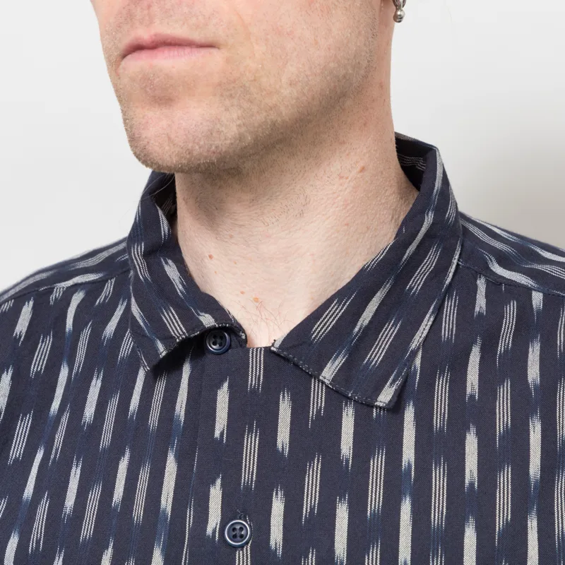 Service Works Ikat Shirt Navy-4