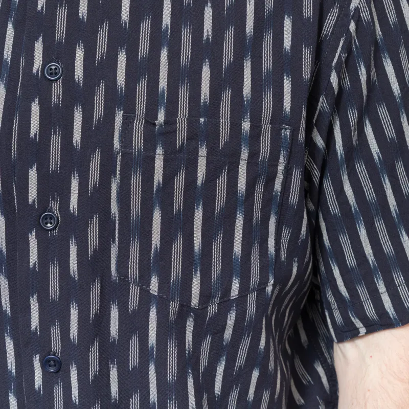 Service Works Ikat Shirt Navy-6