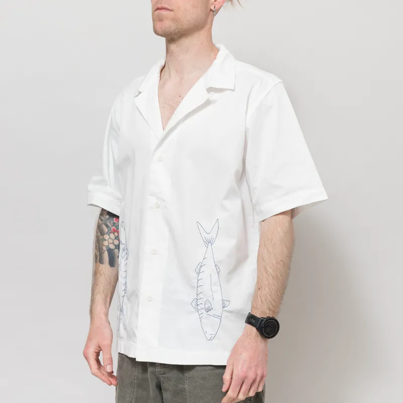Service Works Mackerel Shirt Off White-1