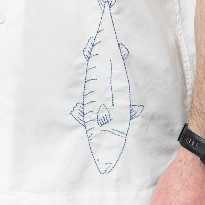 Service Works Mackerel Shirt Off White-6