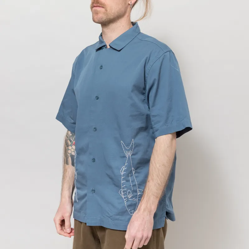 Service Works Mackerel Shirt Slate-1