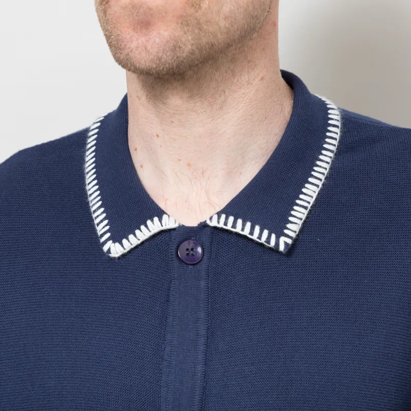 Service Works Blanket Stitch Knit Navy-5