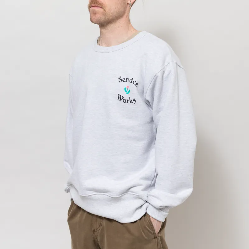 Service Works In Bloom Crewneck Ash-1