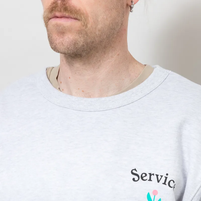 Service Works In Bloom Crewneck Ash-5