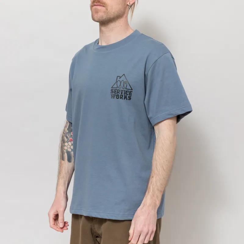 Service Works Home Comforts T Shirt Slate-1
