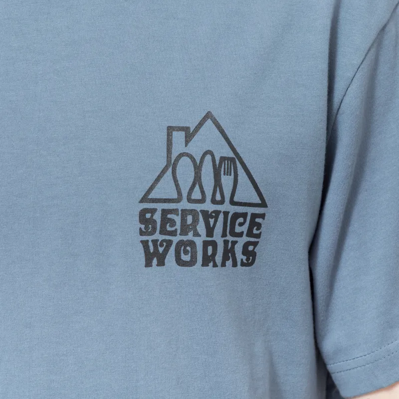 Service Works Home Comforts T Shirt Slate-7