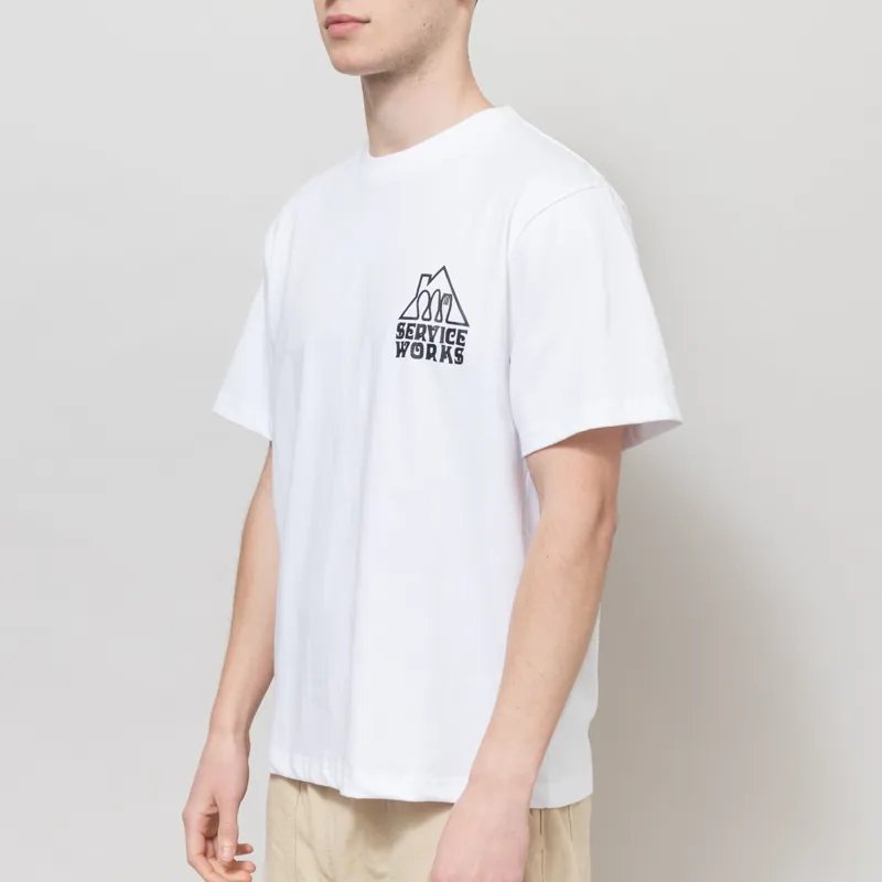 Service Works Home Comforts T Shirt White-1