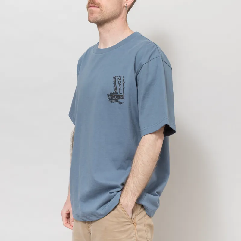Service Works Motel T Shirt Slate-2