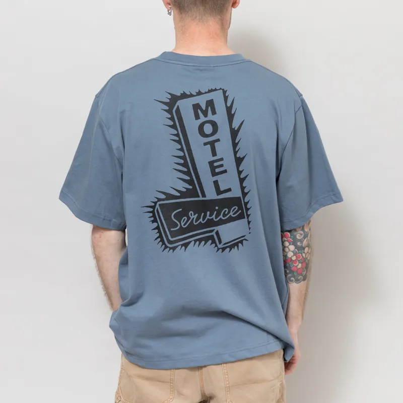 Service Works Motel T Shirt Slate