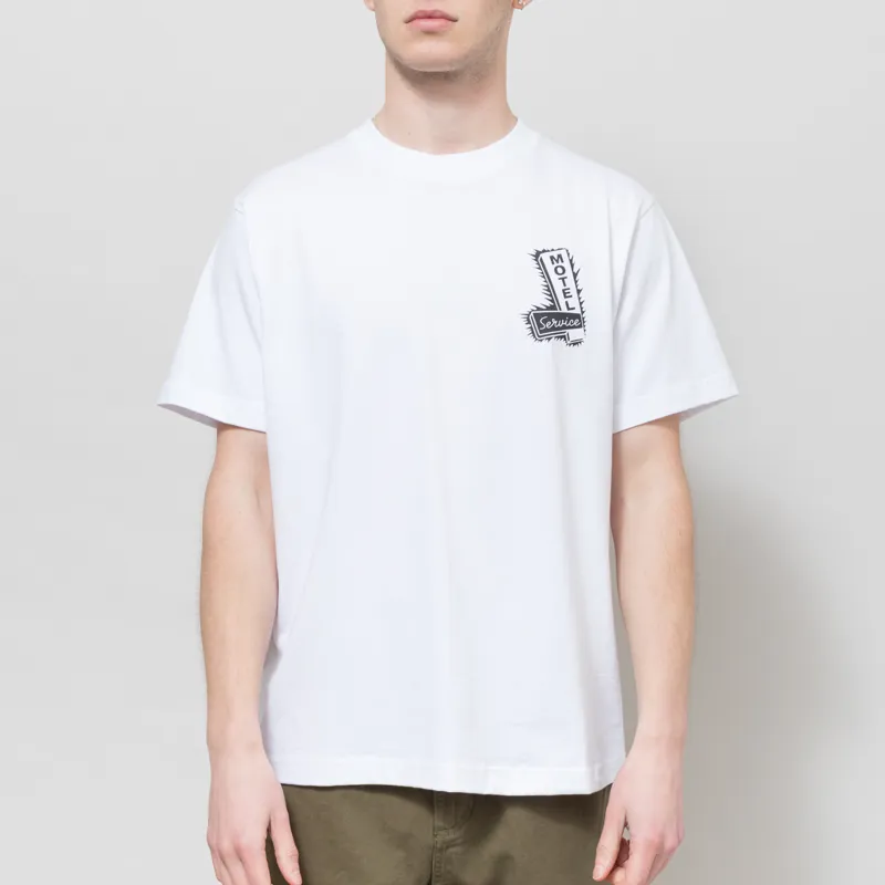 Service Works Motel T Shirt White-1