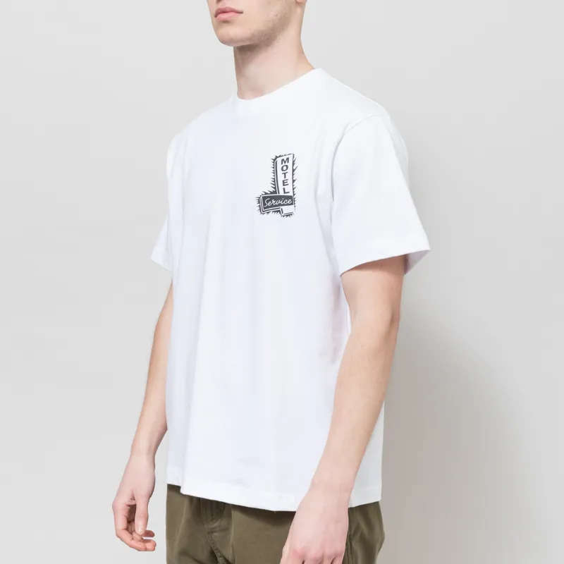 Service Works Motel T Shirt White-2