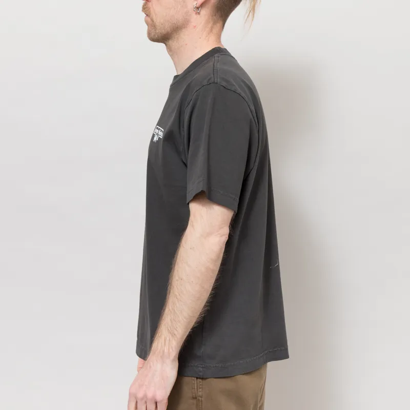 Service Works Pigment Dyed Trademark T Shirt Black-2