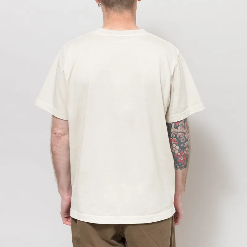 Service Works Pigment Dyed Trademark T Shirt Natural-3