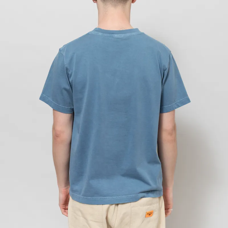 Service Works Pigment Dyed Trademark T Shirt Slate-2