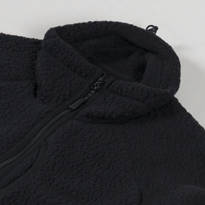 Snow Peak Thermal Boa Fleece Jacket Black-4