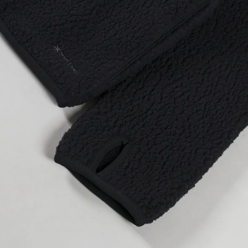 Snow Peak Thermal Boa Fleece Jacket Black-9