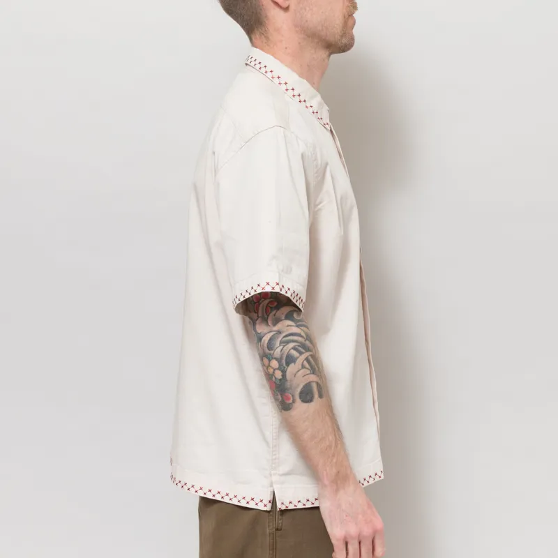 Service Works Border Shirt Off White-4