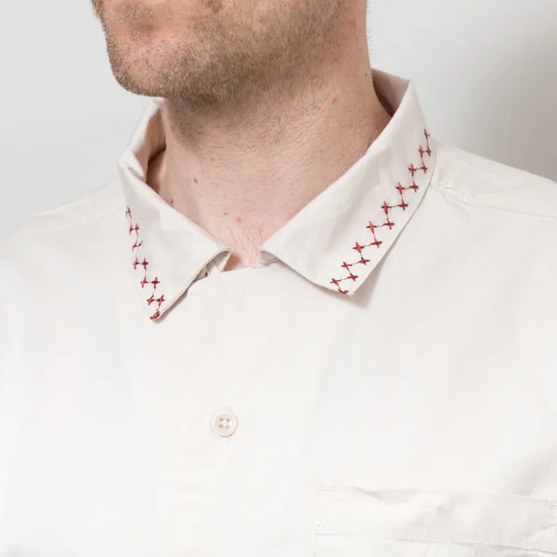 Service Works Border Shirt Off White-5