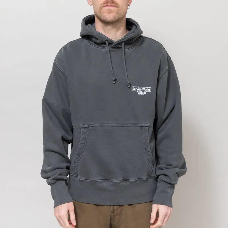 Service Works Loopback Trademark Hoodie Black