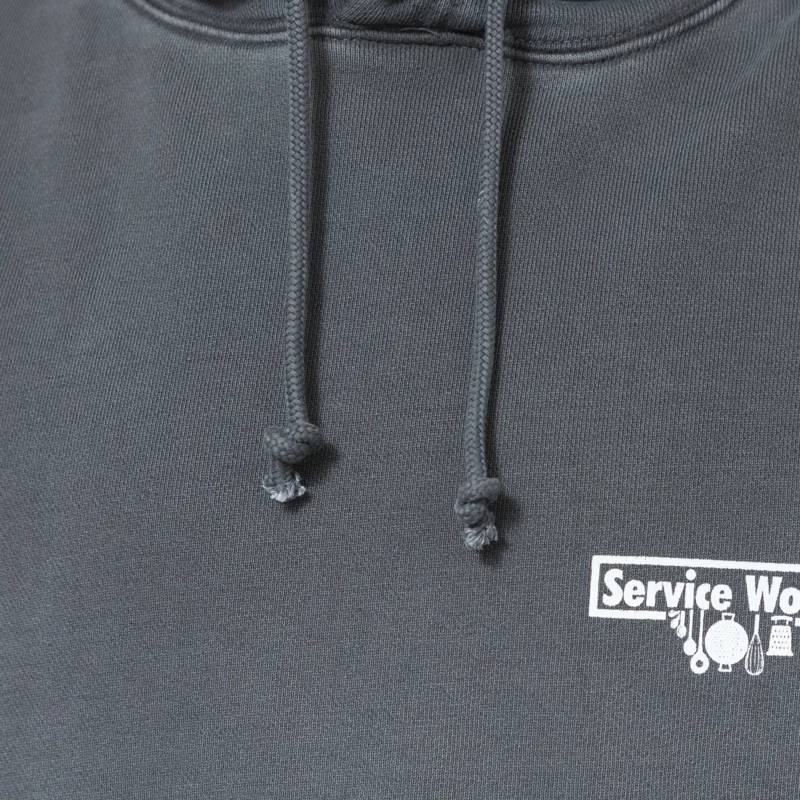 Service Works Loopback Trademark Hoodie Black-6
