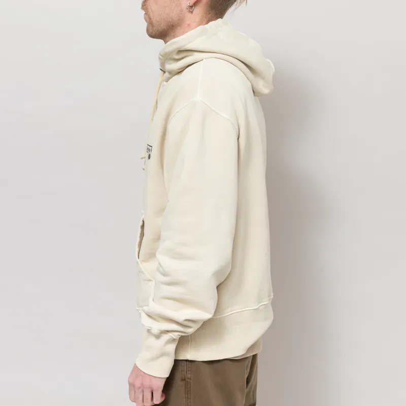 Service Works Loopback Trademark Hoodie Natural-2
