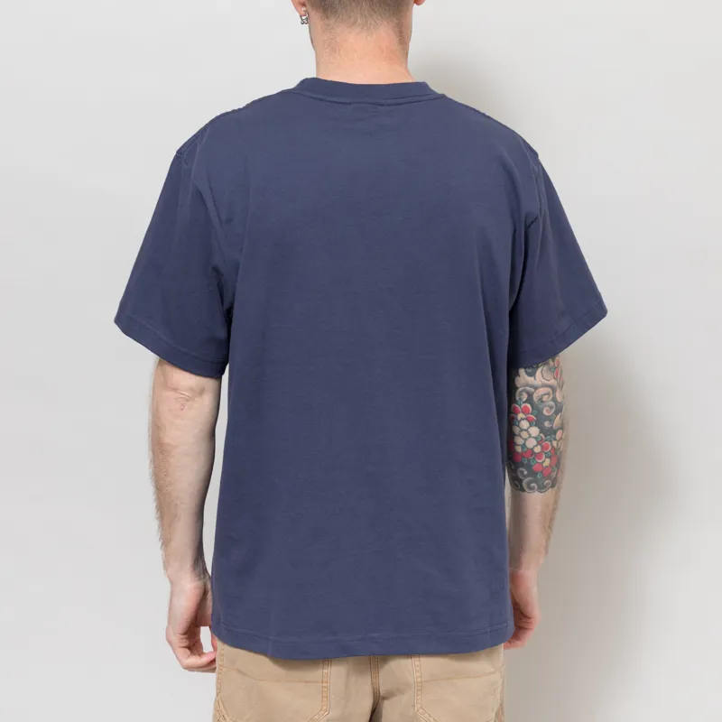 Service Works Soup For The Soul T Shirt Navy-3