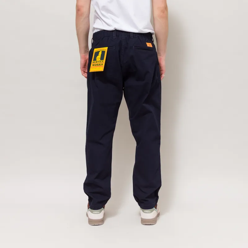 Service Works Twill Waiter Pants Dark Navy-3