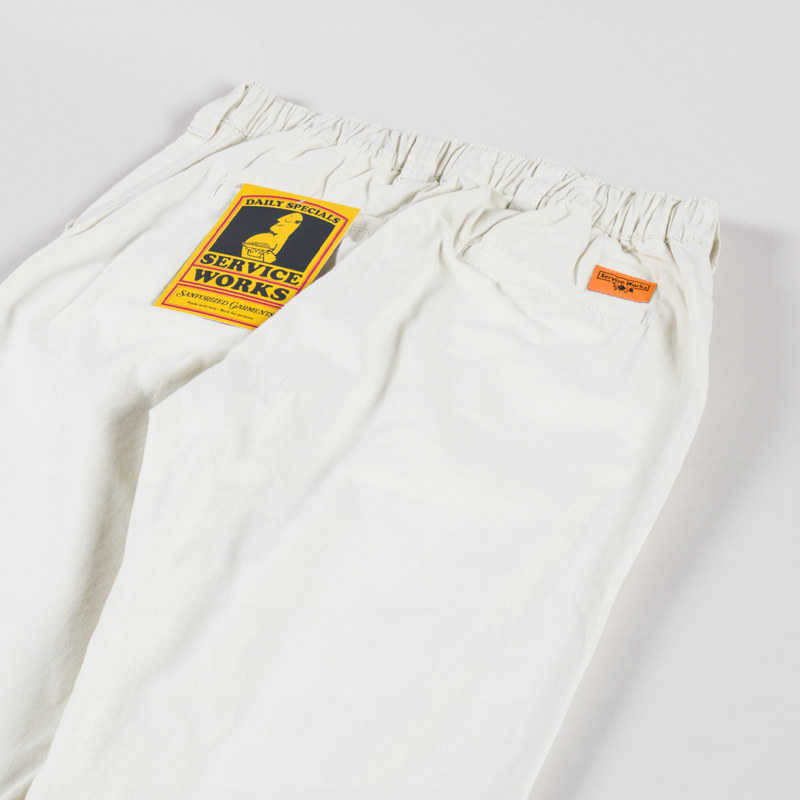 Service Works Twill Waiter Pants Off White-3