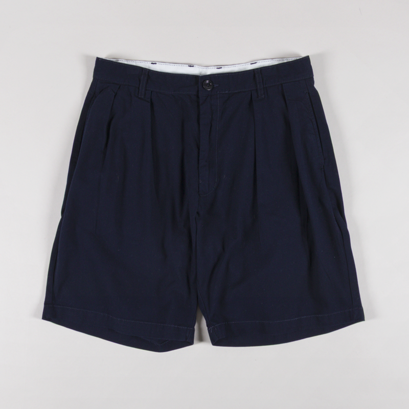 Service Works Twill Part Timer Shorts Dark Navy-1