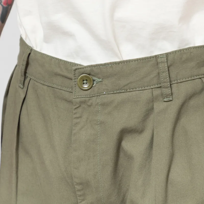 Service Works Twill Part Timer Shorts Olive-3