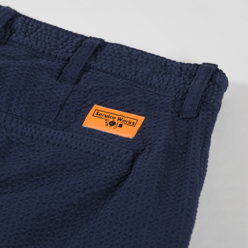 Service Works Seersucker Part Timer Shorts Dark Navy-4