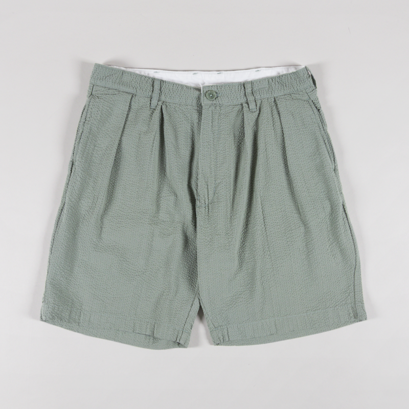 Service Works Seersucker Part Timer Shorts Sage-1
