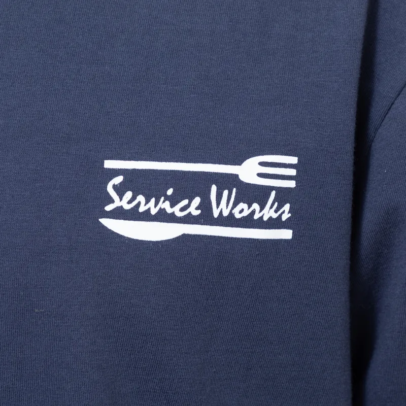 Service Works Milos T Shirt Navy-5