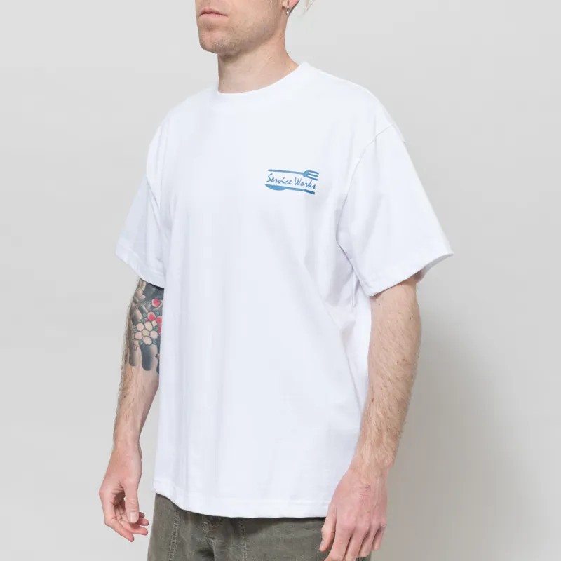 Service Works Milos T Shirt White-1